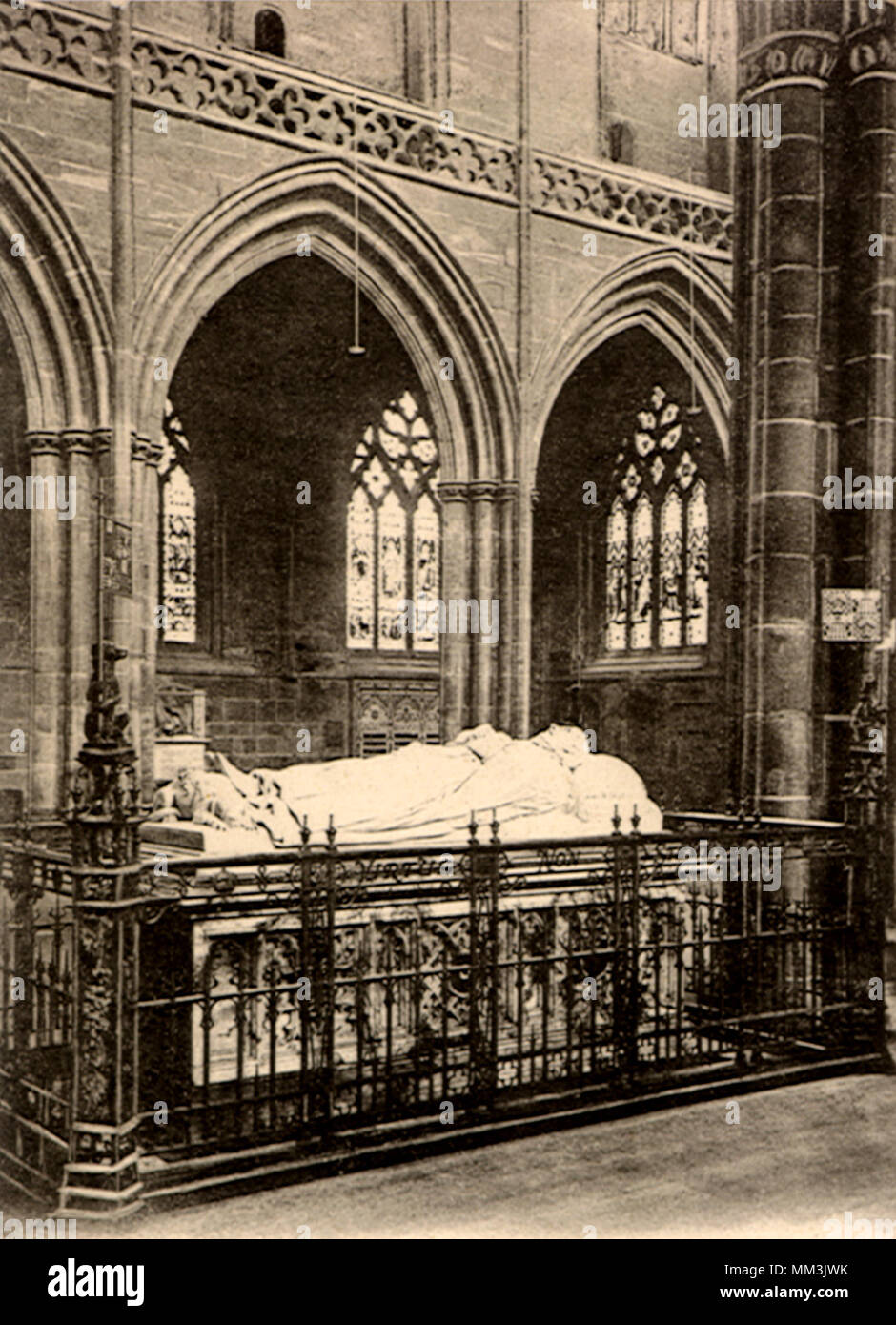 Il Duca di Westminster monumento. Chester. 1910 Foto Stock