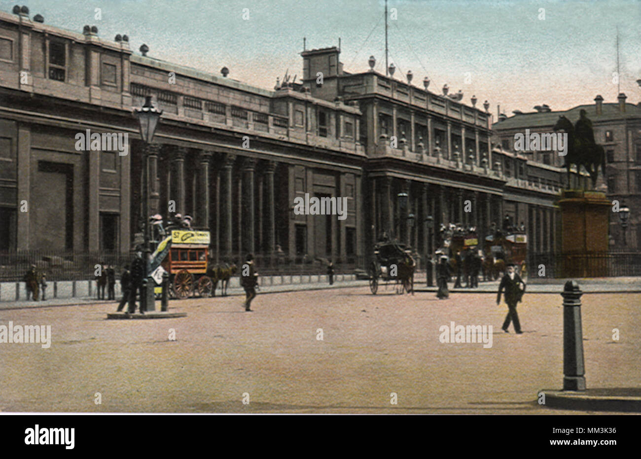 Banca d'Inghilterra. Londra. 1910 Foto Stock