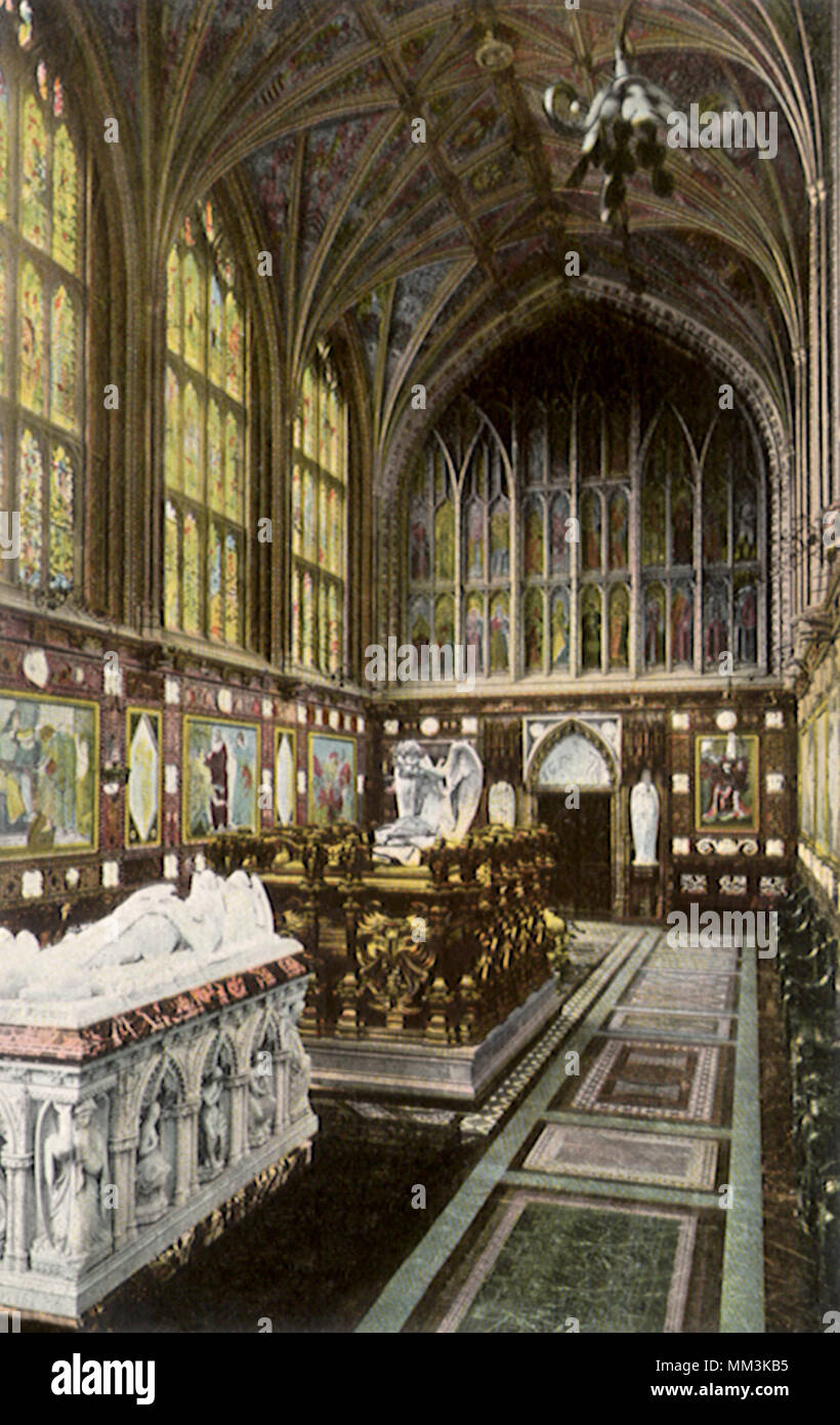 Albert Memorial Chapel al Castello di Windsor. 1903 Foto Stock