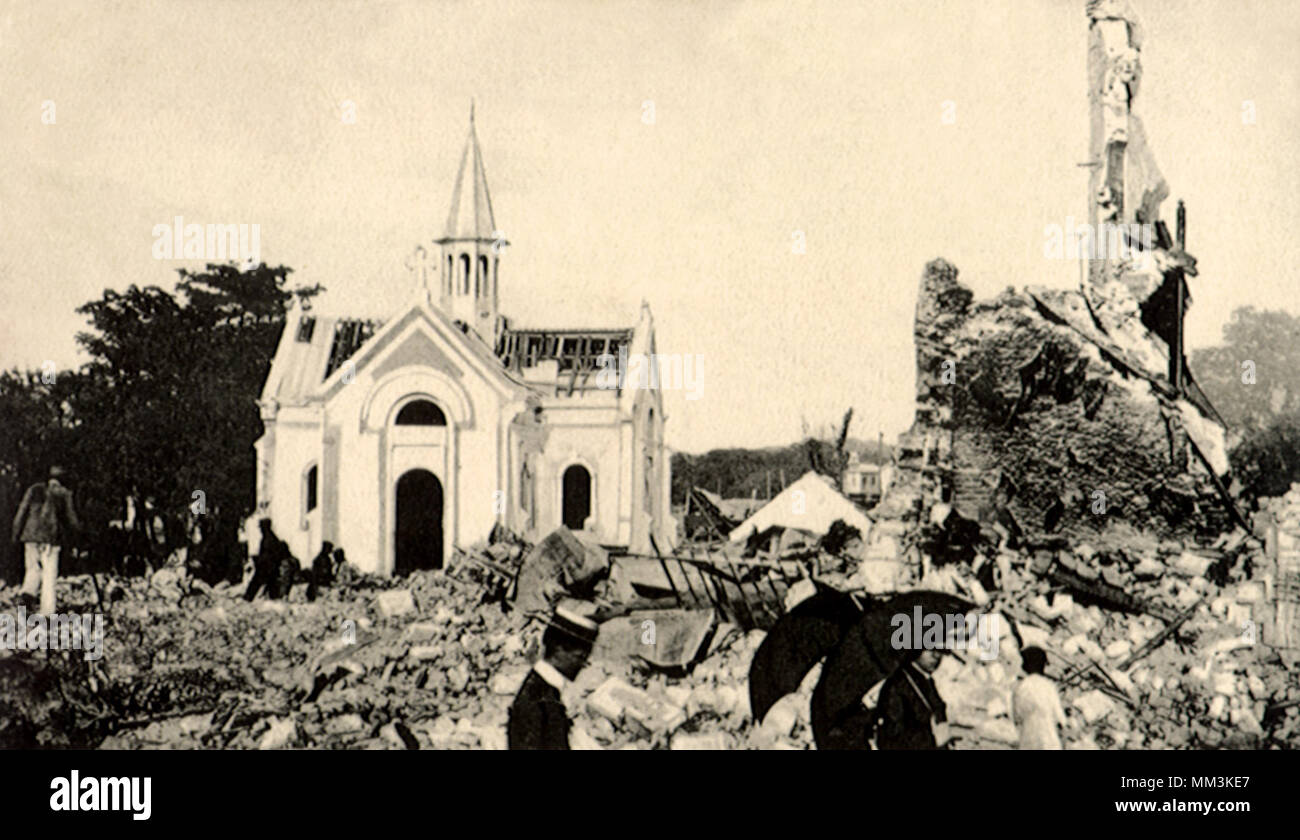 Cappella nel Palazzo Nazionale. Port-au-Prince. 1915 Foto Stock