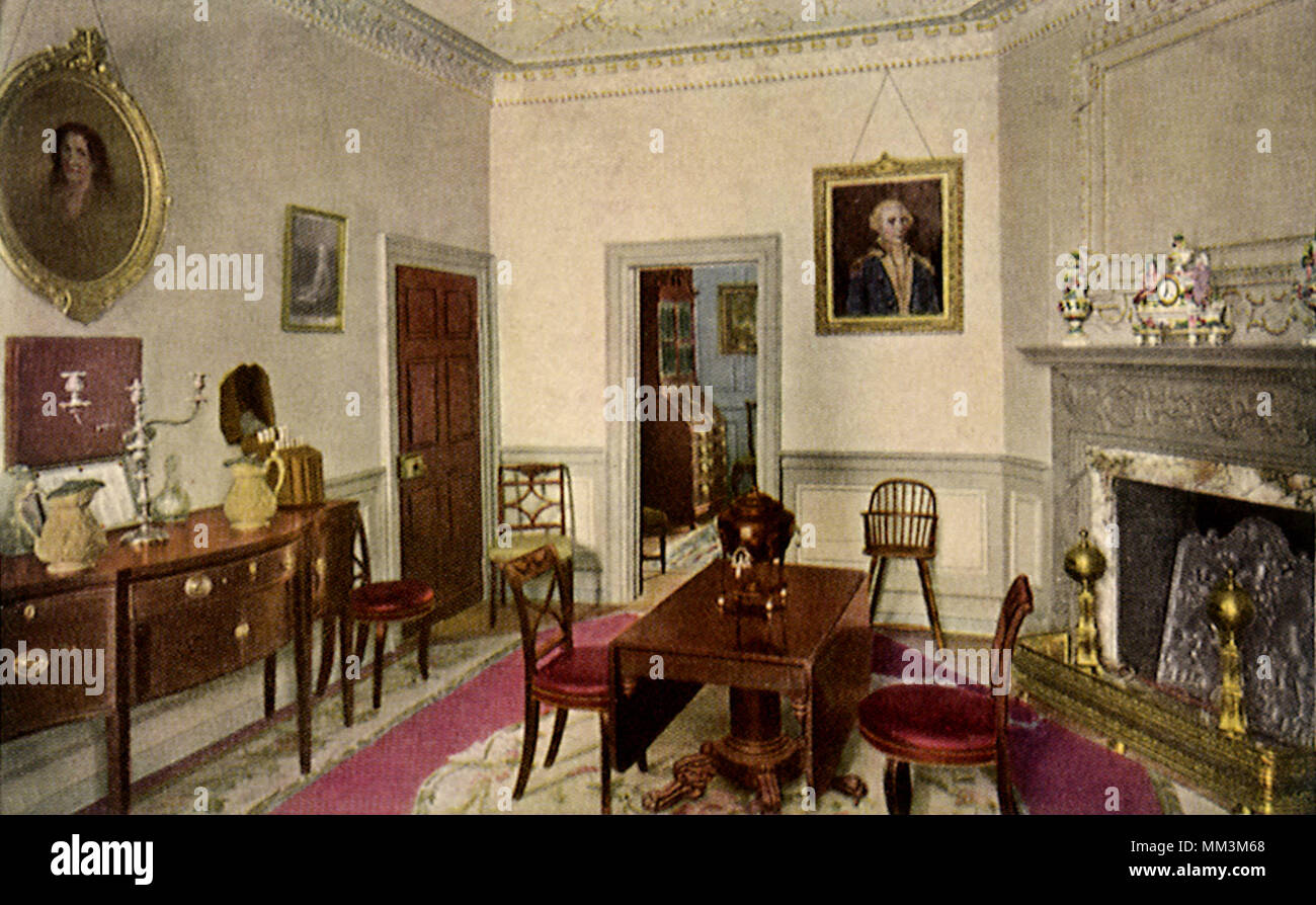 Famiglia camera da pranzo. Mount Vernon. 1926 Foto Stock