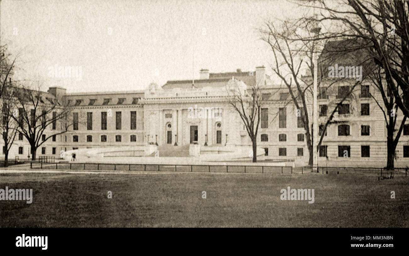 Bancroft Hall. Accademia Navale. Annapolis. 1907 Foto Stock