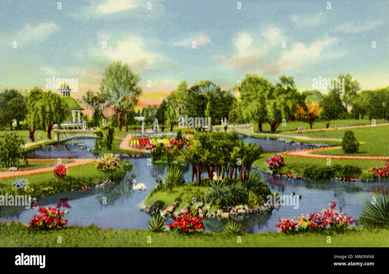Hampton Park. Charleston. 1945 Foto Stock