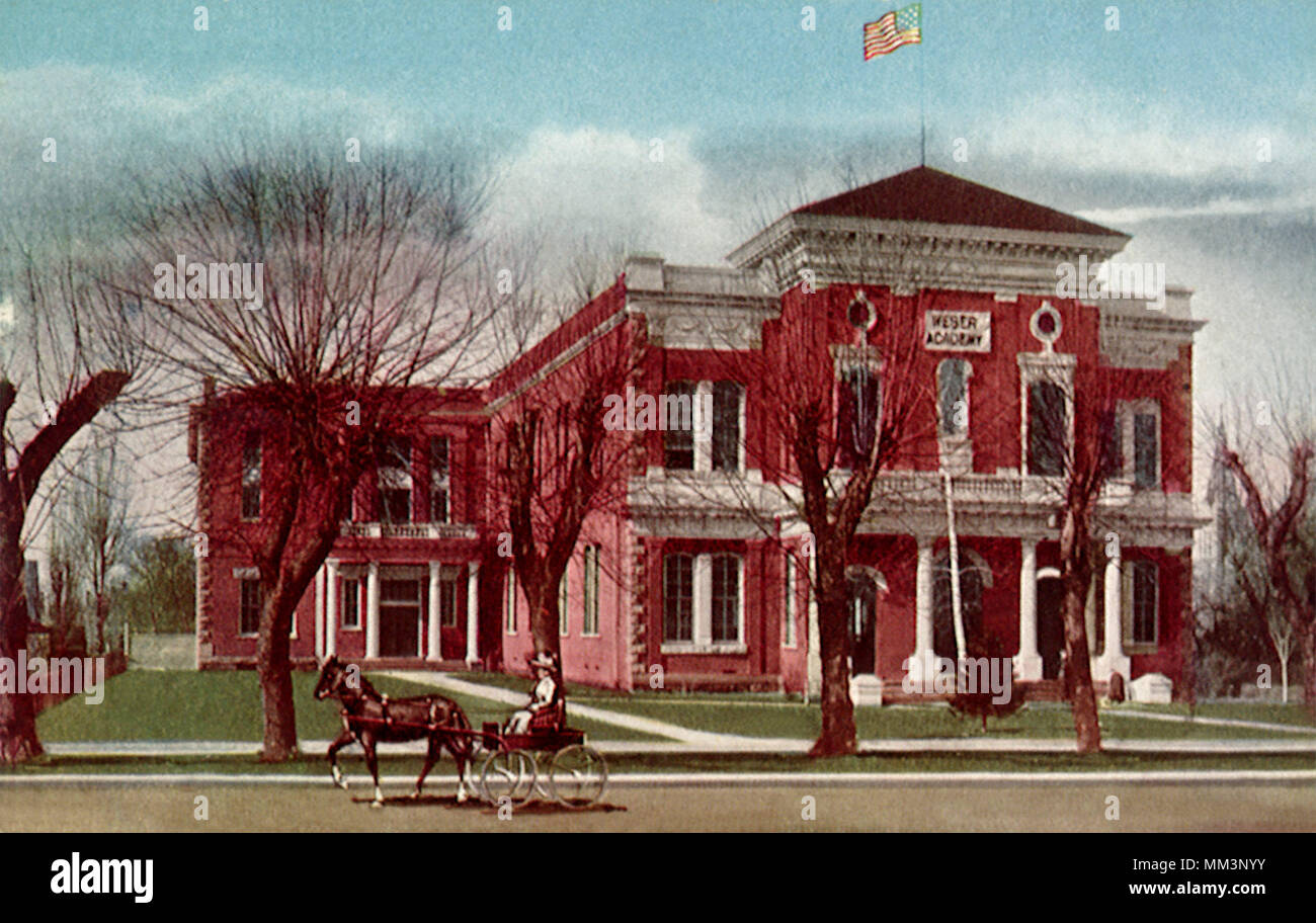 Weber Academy. Ogden. 1910 Foto Stock