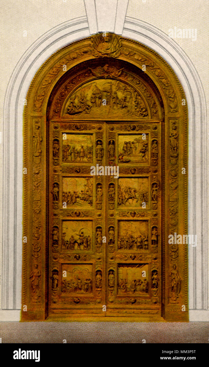 Porta di bronzo. Capitol. Washington DC. 1920 Foto Stock