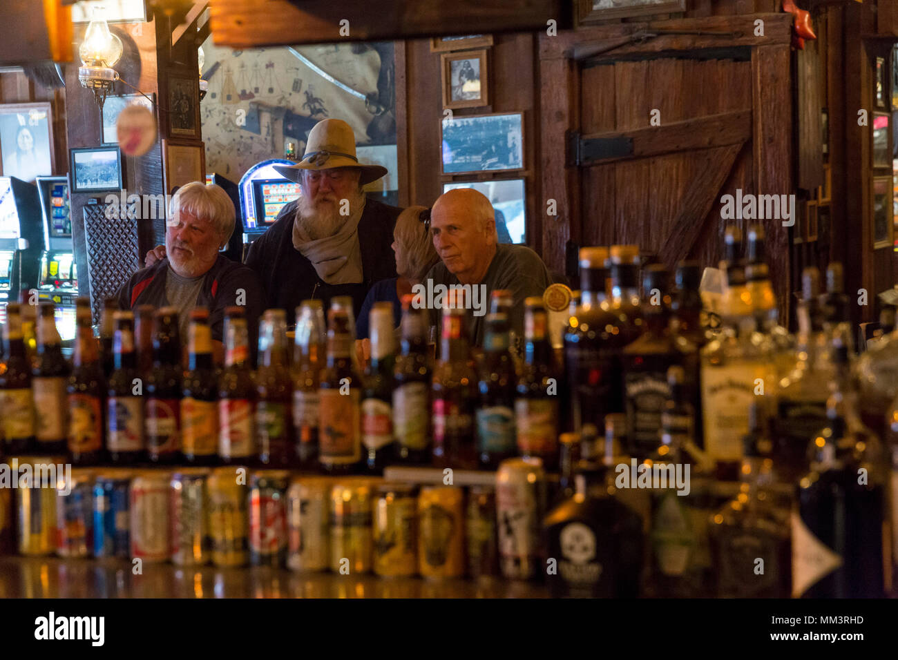 Il vecchio stile Saloon n. 10. Settembre, 2016. Deadwood, Dakota del Sud, STATI UNITI D'AMERICA Foto Stock