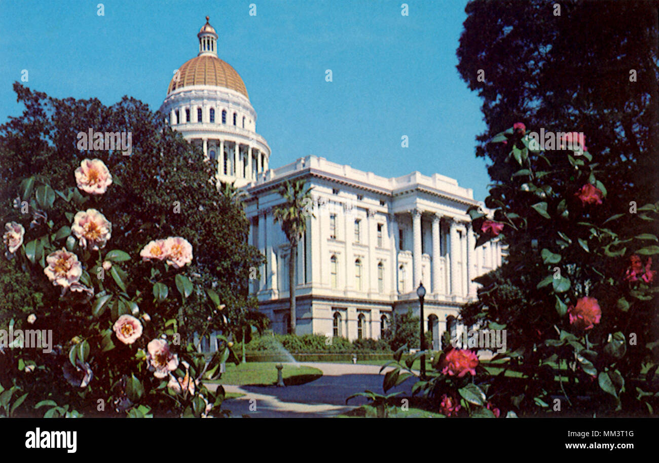State Capitol. Sacramento. 1965 Foto Stock