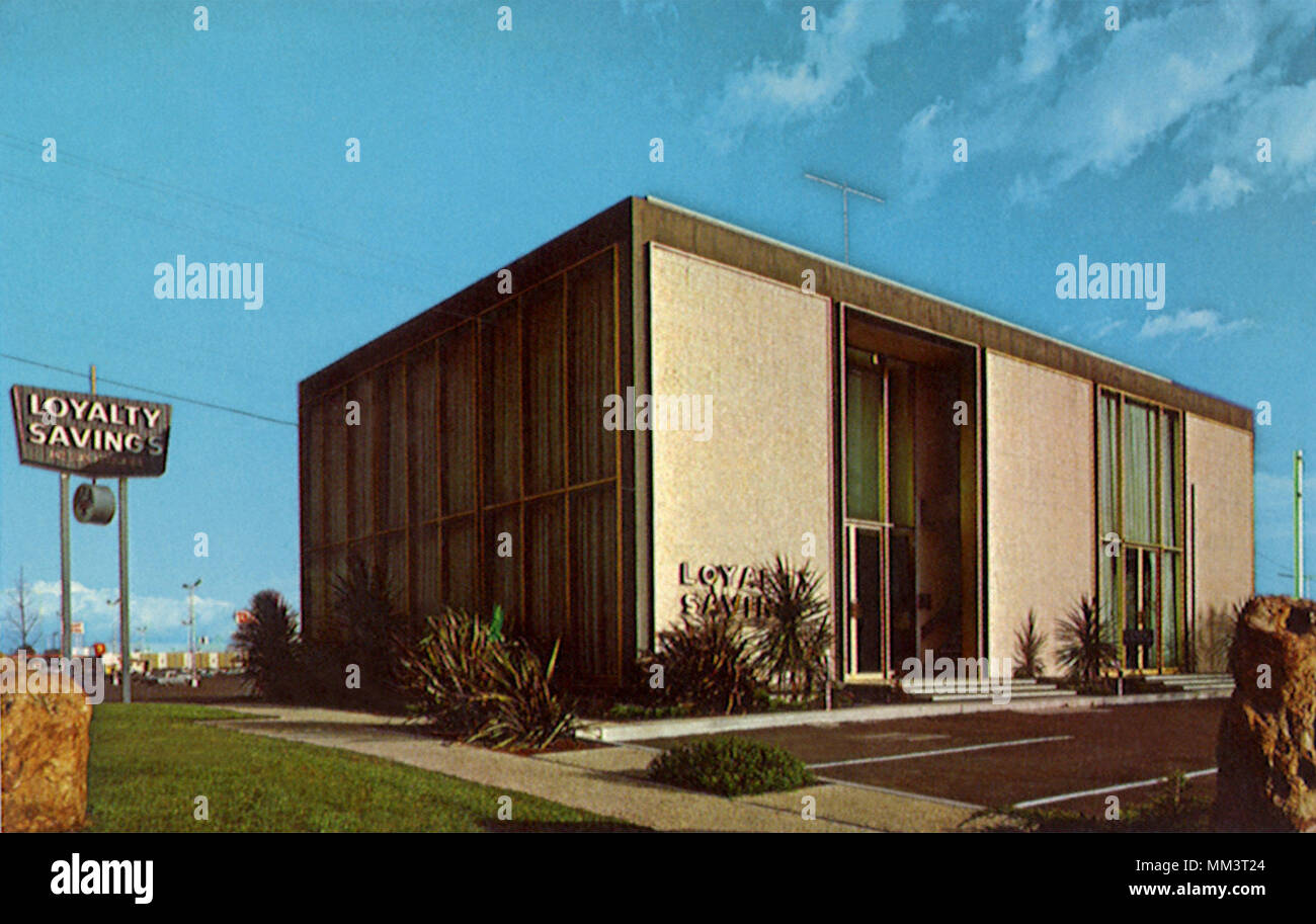 Risparmio di fedeltà e di prestito. Sacramento. 1971 Foto Stock