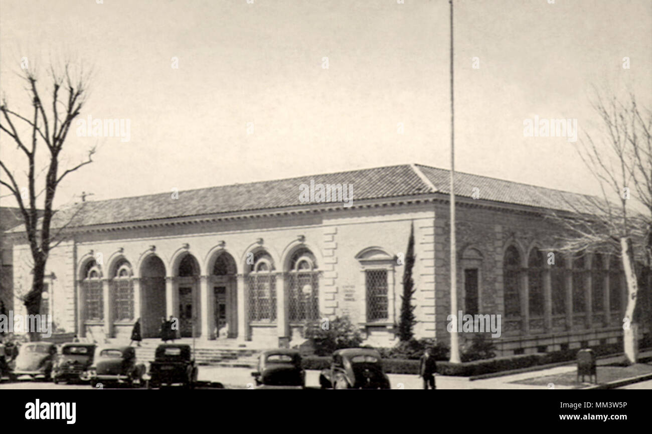 Ufficio postale. Modesto. 1920 Foto Stock