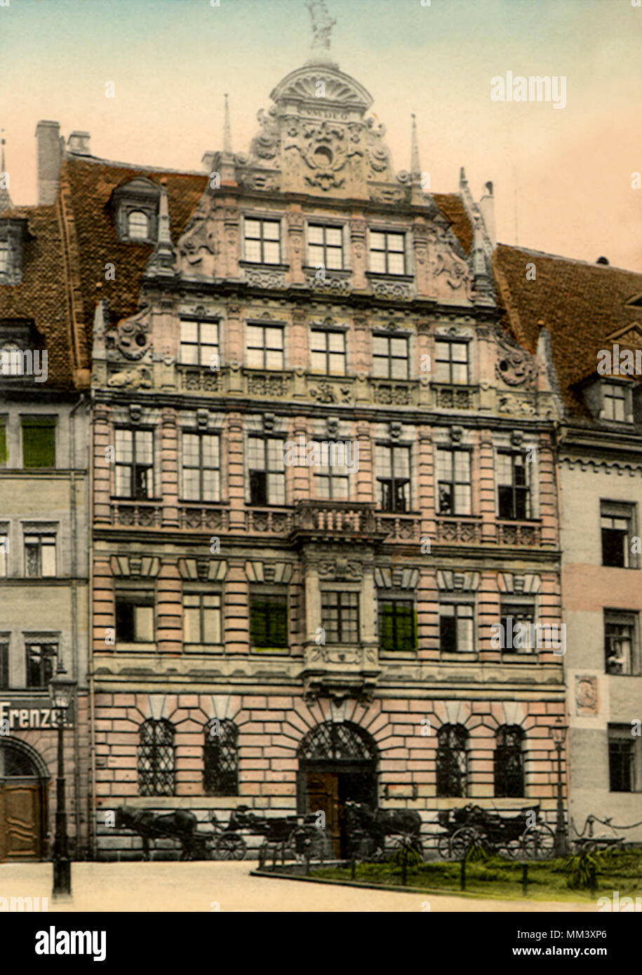 Peller House. Per Norimberga. 1910 Foto Stock