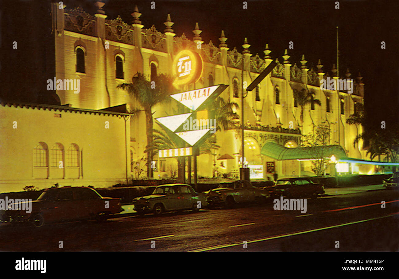 Jai Alai Palace. Tijuana. 1960 Foto Stock