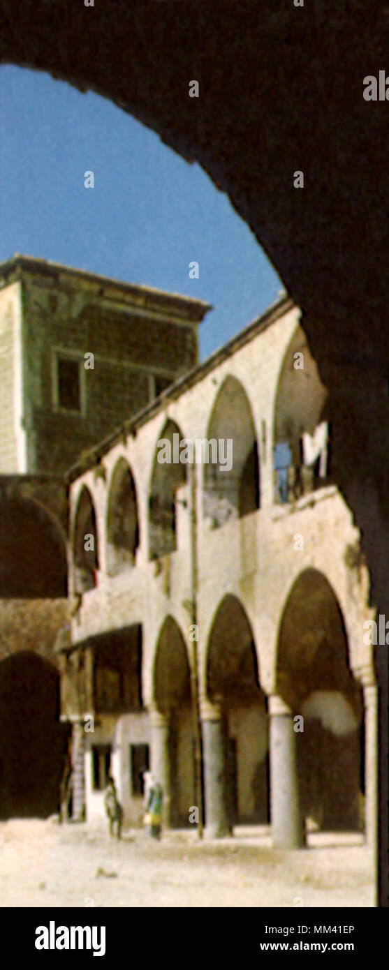 Khan El Umdan. Acre. 1960 Foto Stock
