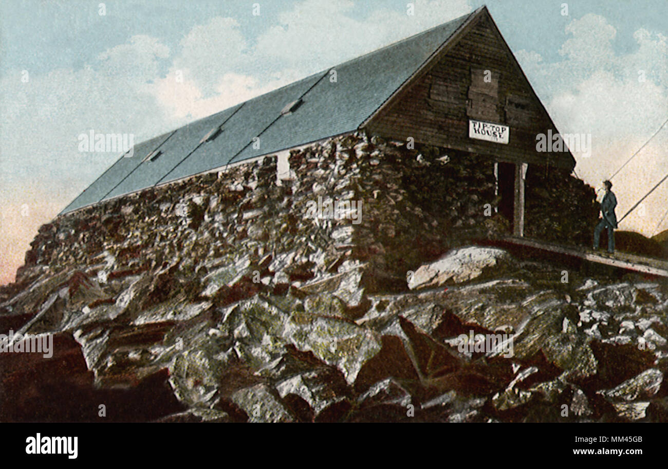 Tip Top House. Mount Washington. 1910 Foto Stock