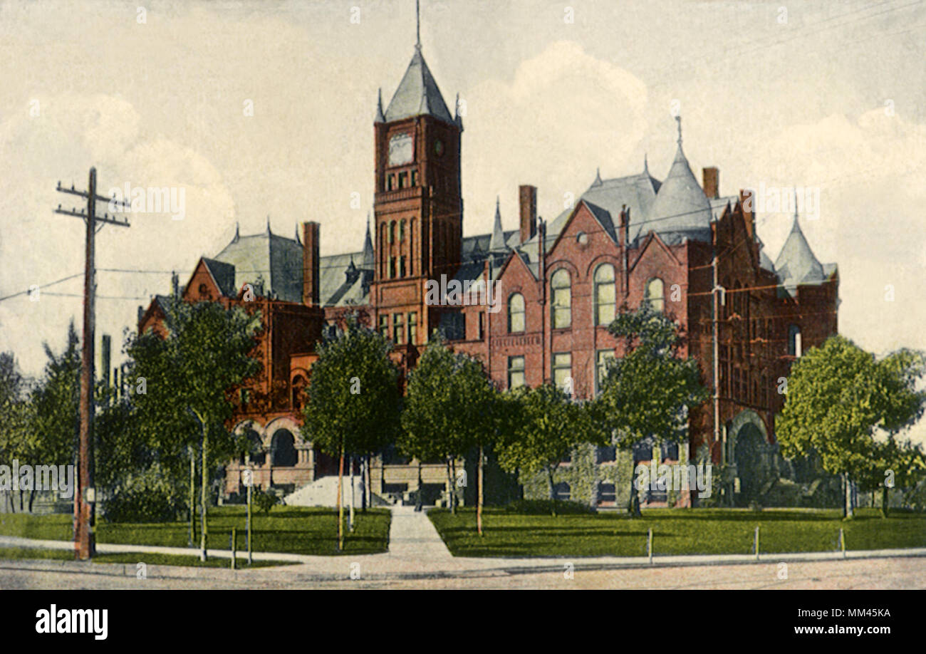 Il municipio. La Saginaw. 1910 Foto Stock