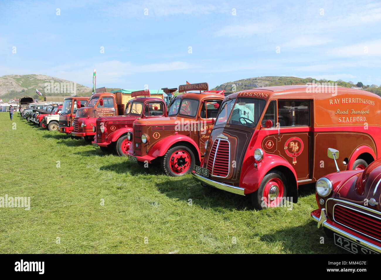 Trasporto di Llandudno ,Festival, Mayday Bank Holiday Weekend Foto Stock