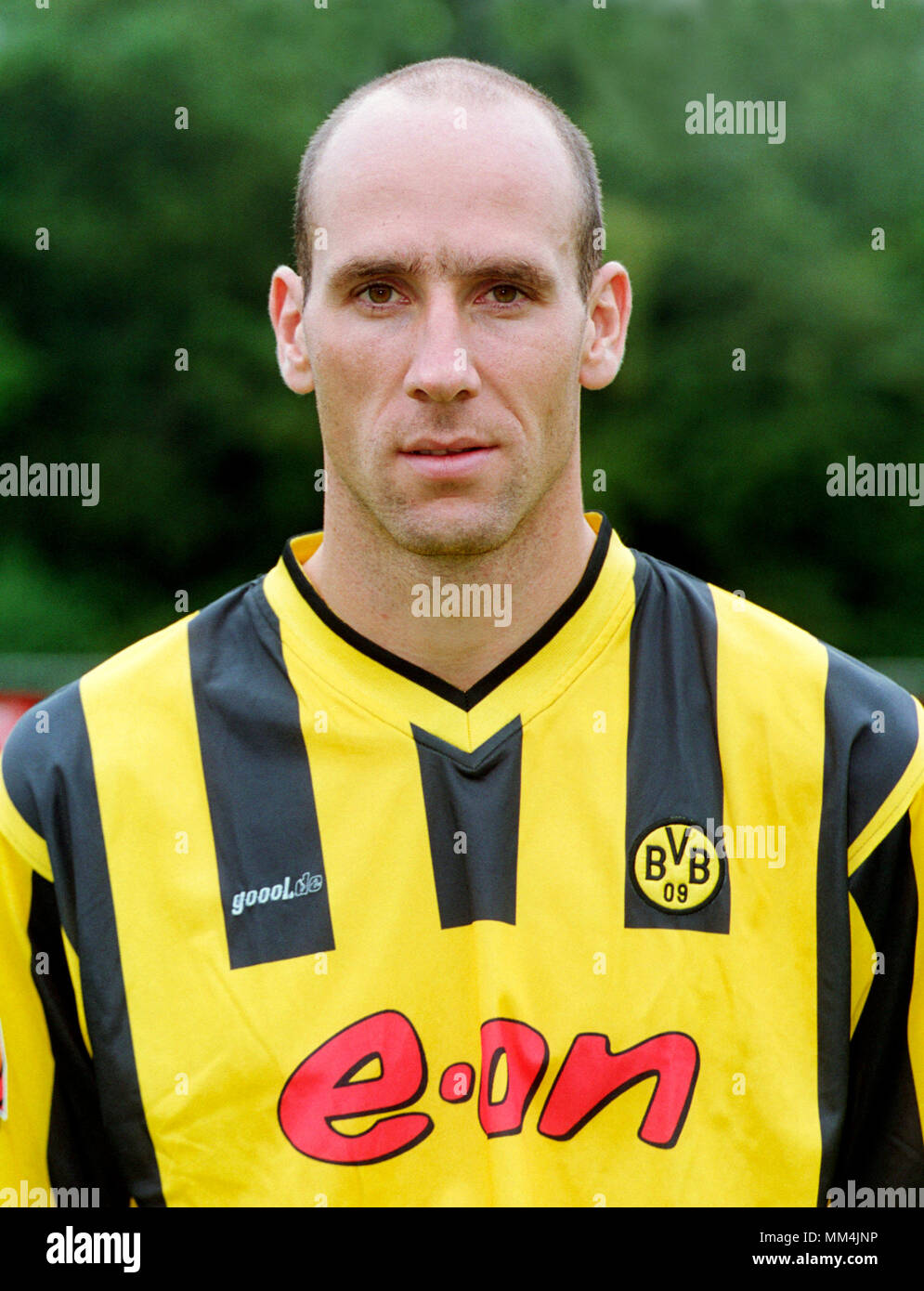 Calcio: Dortmund Germania 10.7.2001, Team ritratti della Bundesliga tedesca club Borussia Dortmund (BVB) Stagione 2001/2002 --- Jan KOLLER Foto Stock