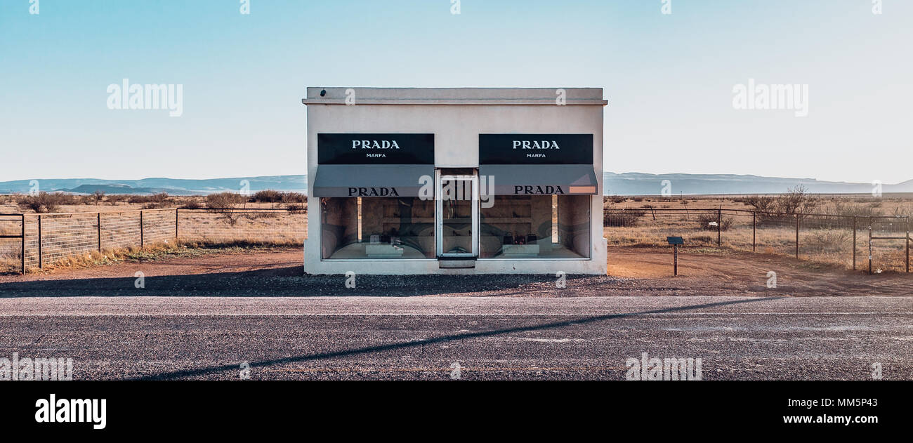 Prada Marfa Foto Stock