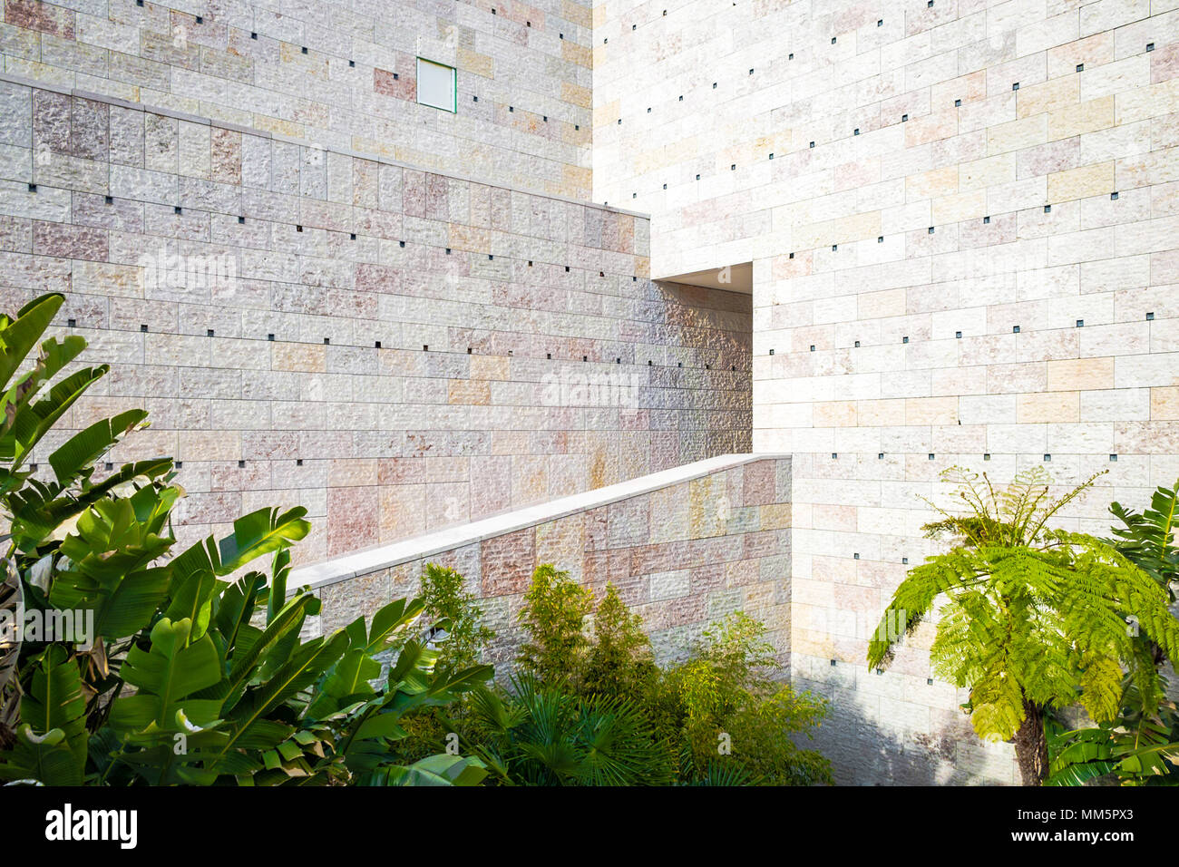 Portogallo Lisbona - Marzo 16, 2018. Uno dei cortili del Centro Culturale di Belém a Lisbona. (Photo credit: Gonzales foto - Paolo Crudge). Foto Stock