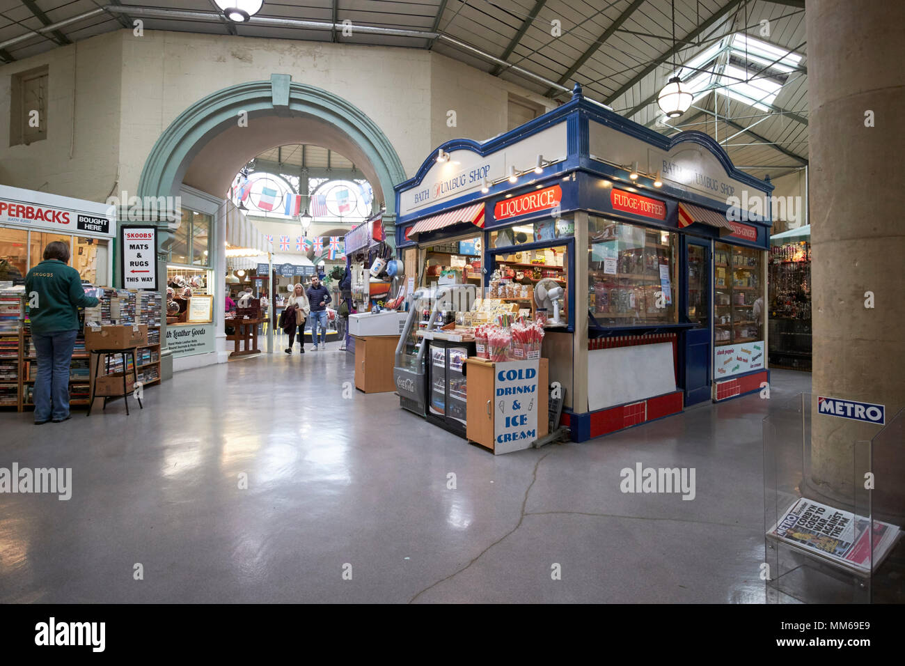Vasca da bagno Guildhall Mercato interno England Regno Unito Foto Stock