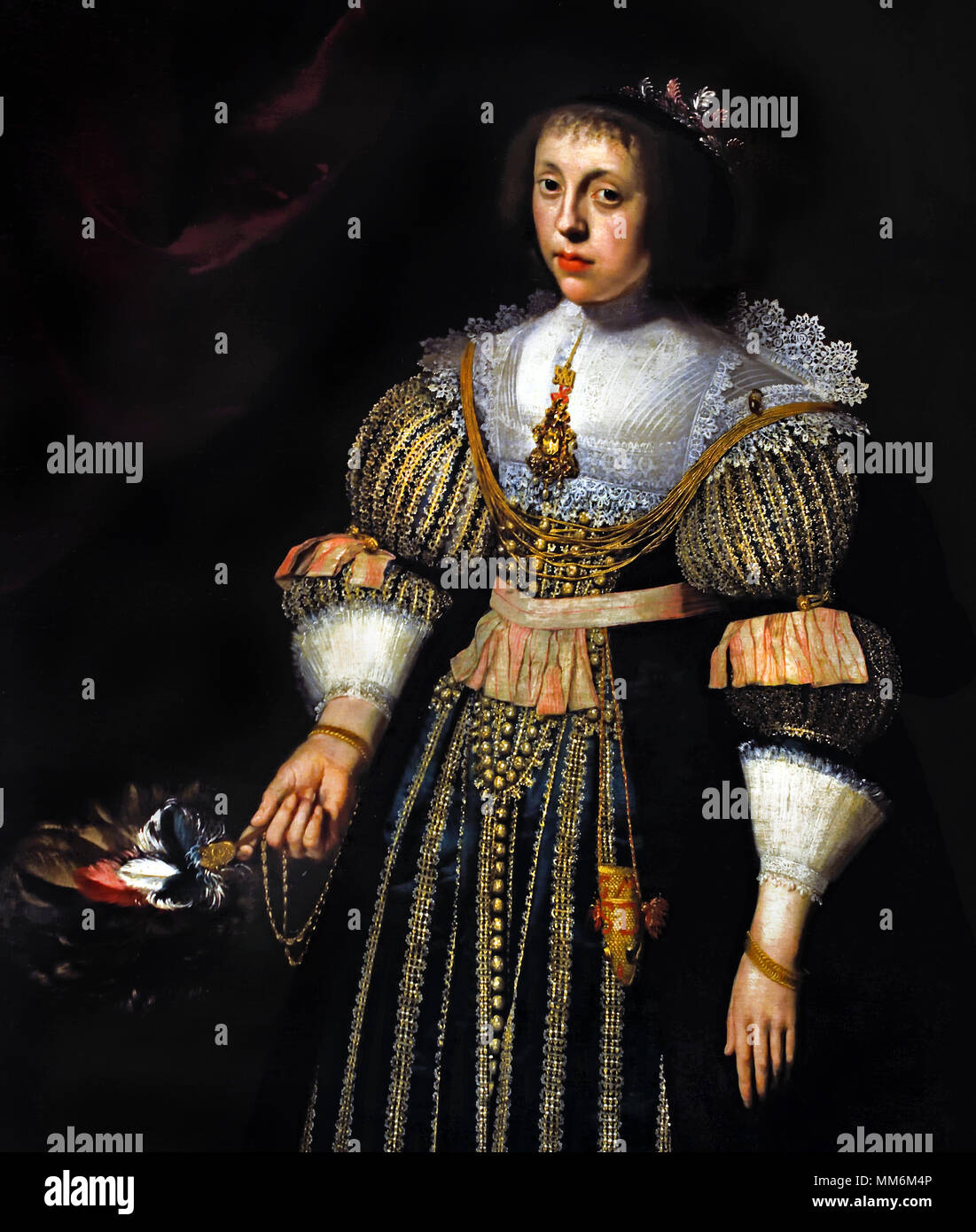 Sophia van Vervou (1613-1671) Wybrand de Geest (1592-1661) del XVII secolo, l', Olandese, Foto Stock