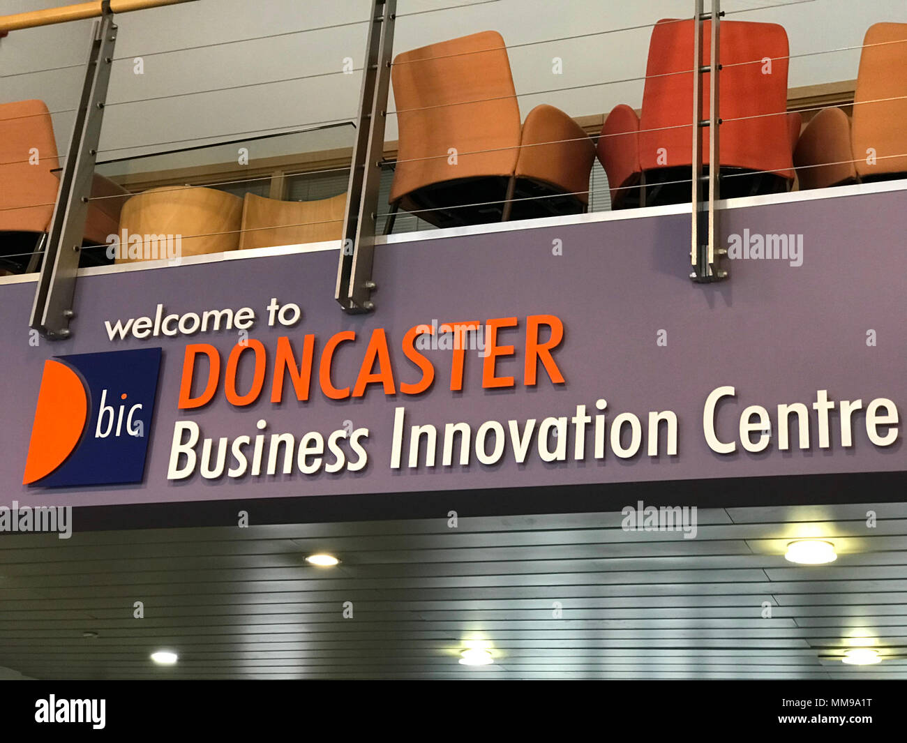 Doncaster BIC Business Innovation Center South Yorkshire, dieci Pound a piedi, Doncaster DN4 5HX , Inghilterra Foto Stock