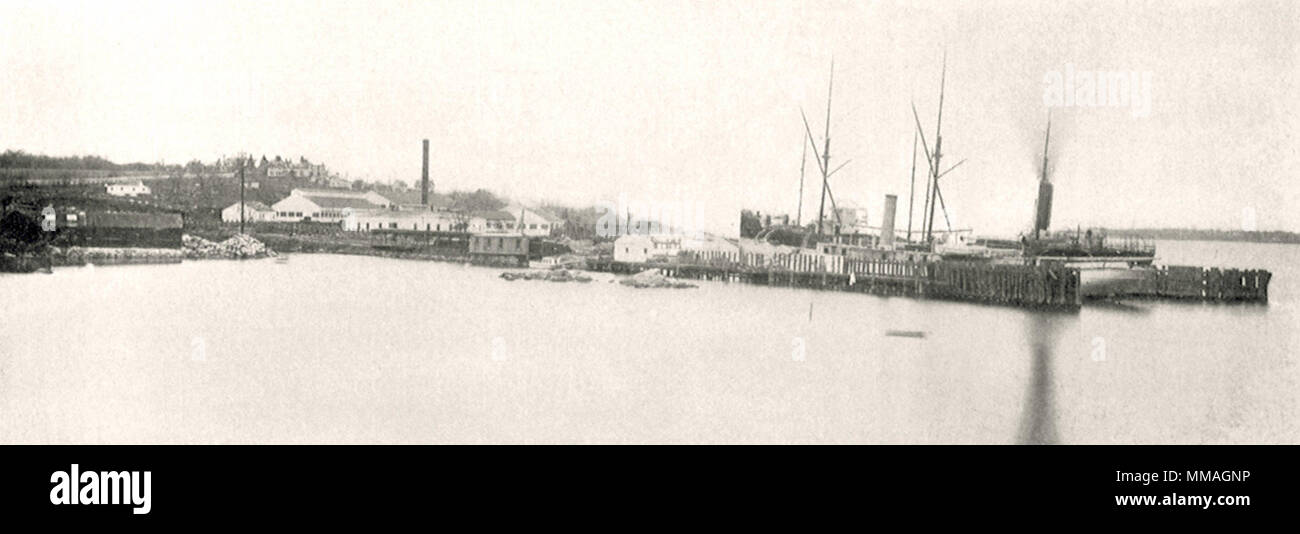 Orientale società di costruzione navale. New London. 1901 Foto Stock
