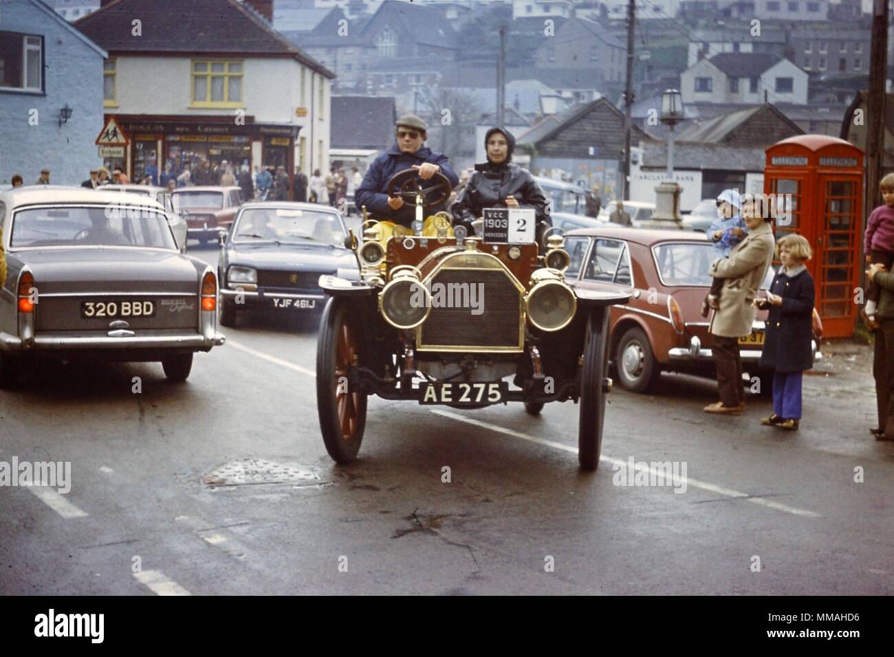 Londra a Brighton Vintage Rally auto Foto Stock