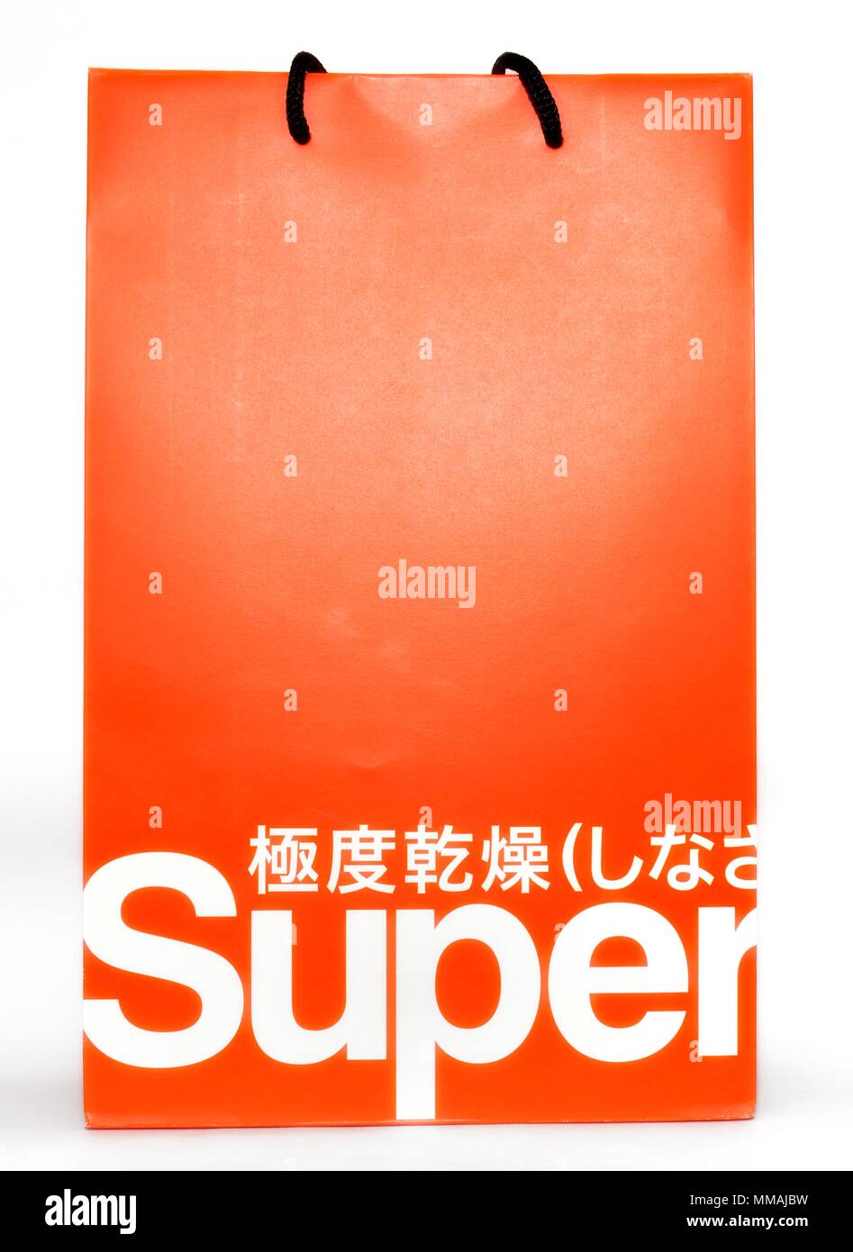 Superdry rivenditore di moda borsa di trasporto Foto Stock