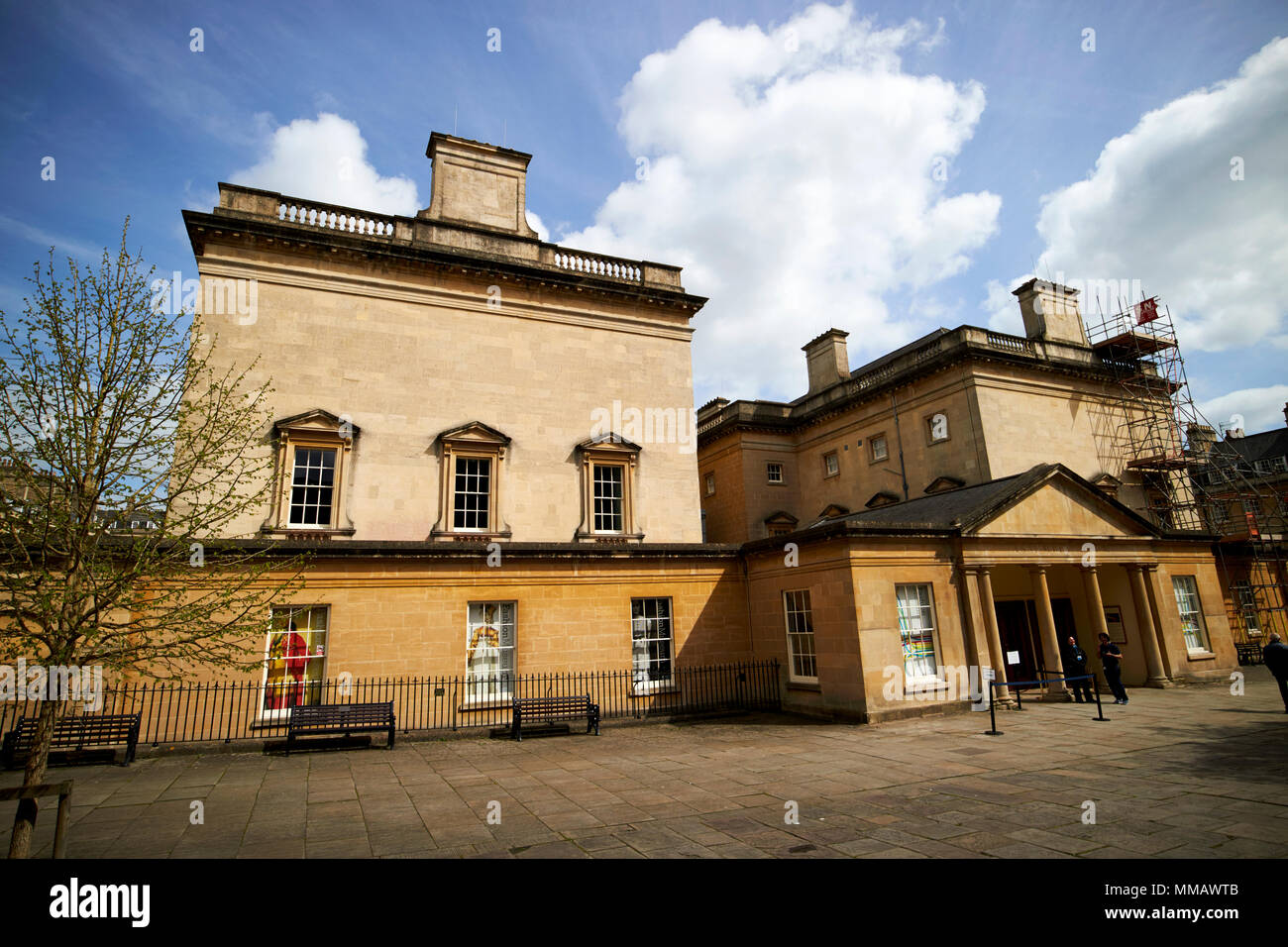 Il gruppo bagno camere tra cui il museo della moda Inghilterra Bath Regno Unito Foto Stock