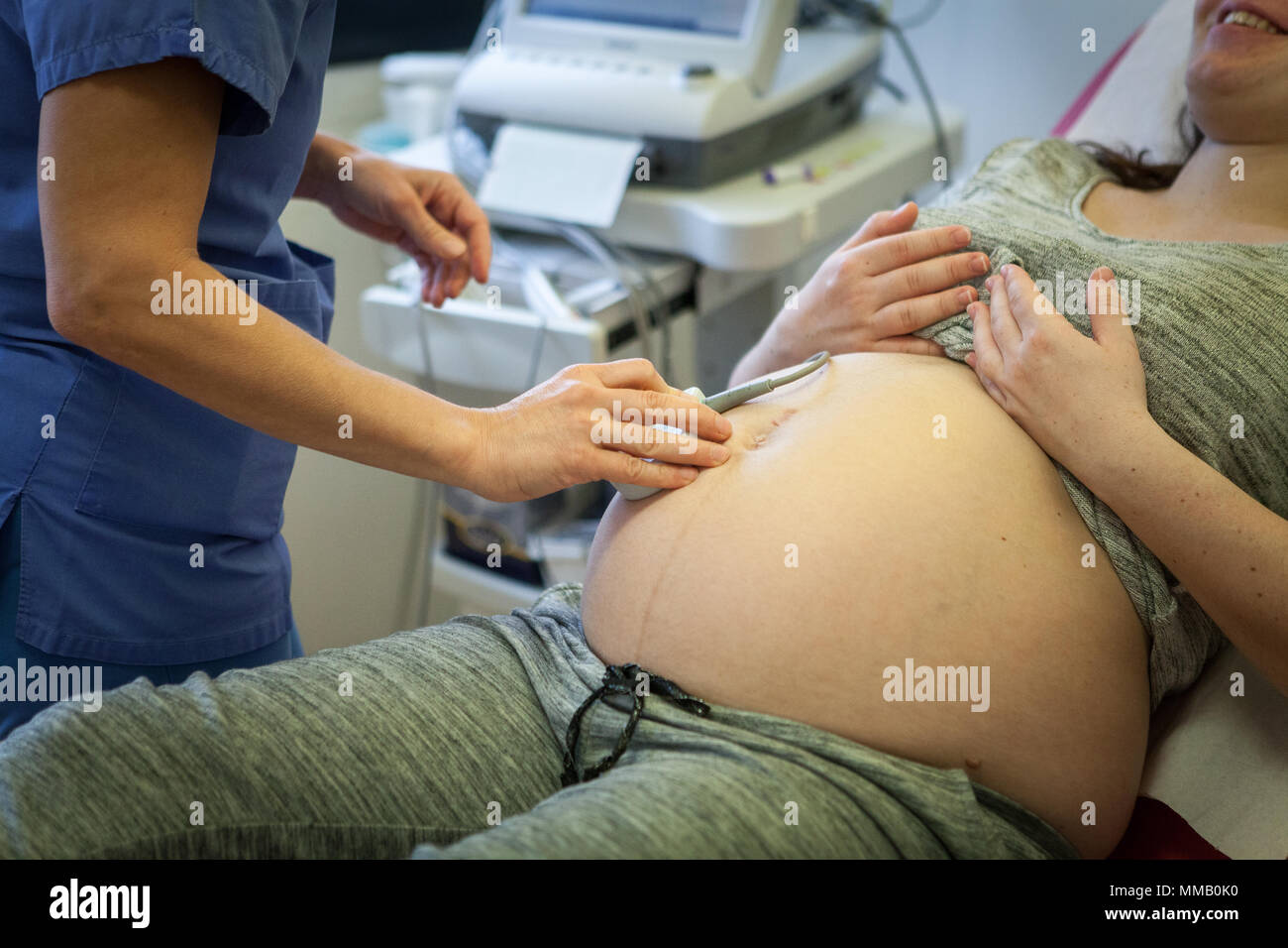 Emergenza maternità Foto Stock