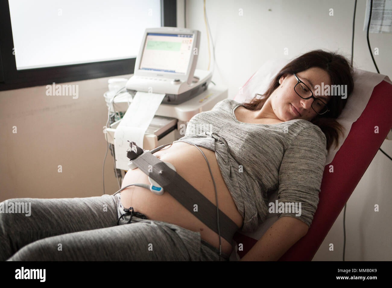 Emergenza maternità Foto Stock