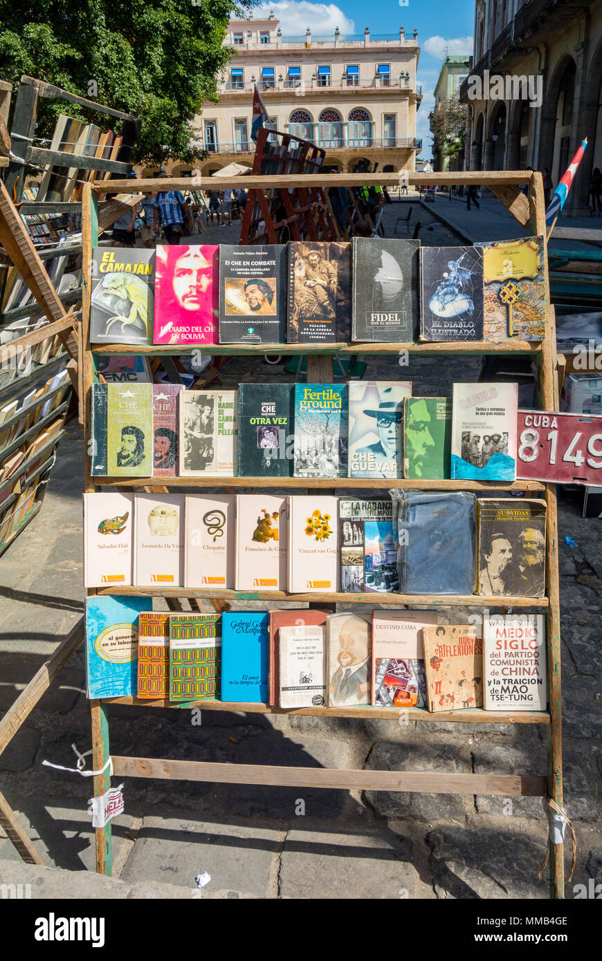 Prenota Mercato, Plaza de Armas, Havana Cuba Foto Stock