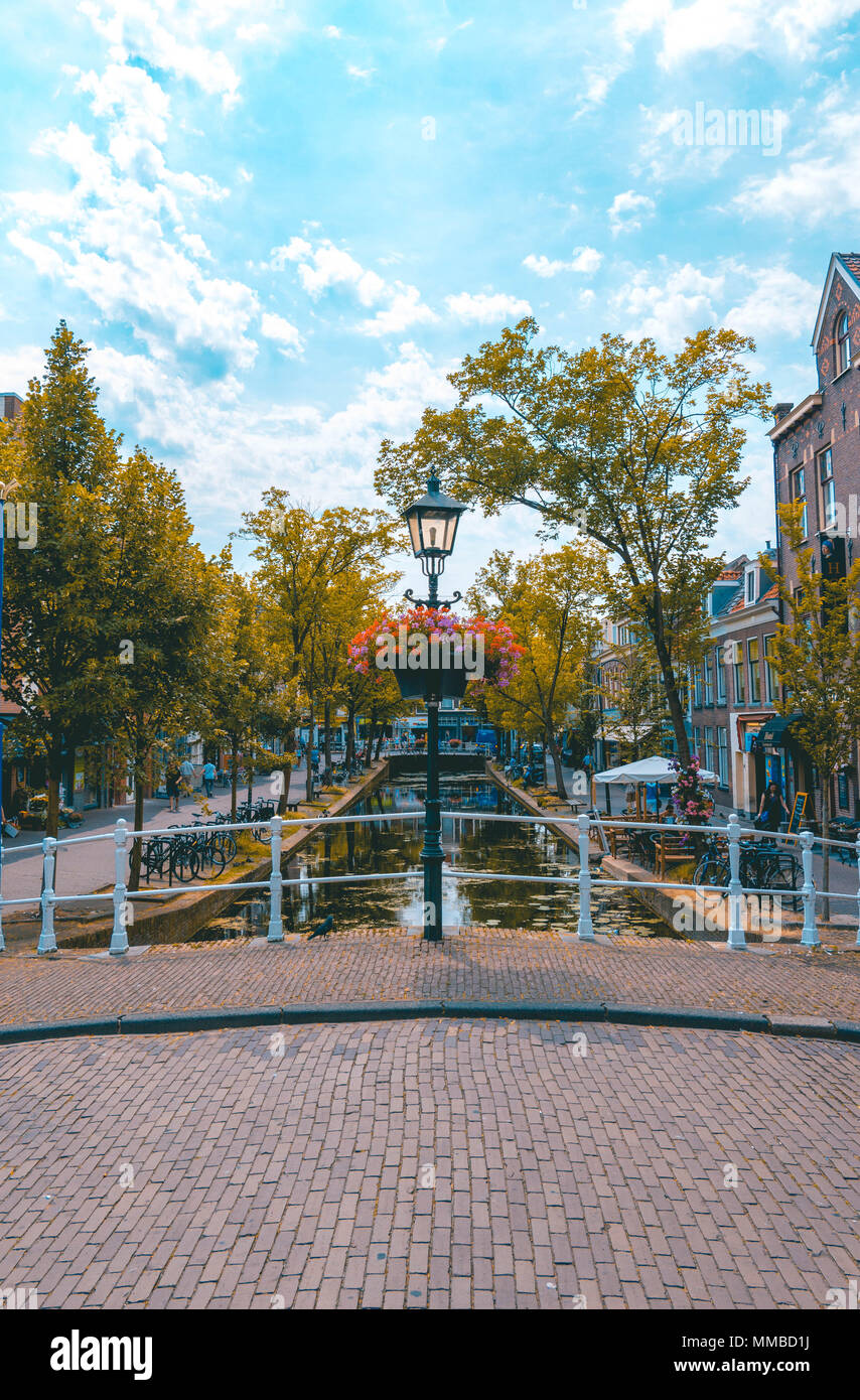 Lampost olandese Foto Stock