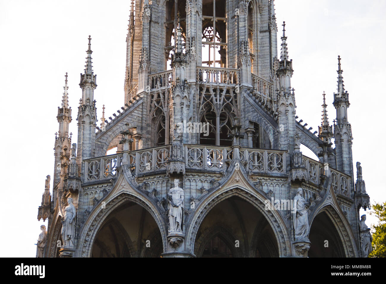 Monumento Leopoldo I di Bruxelles Belgio Foto Stock