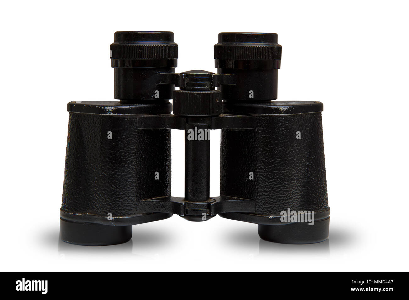 Vecchio Binocolo nero Foto Stock