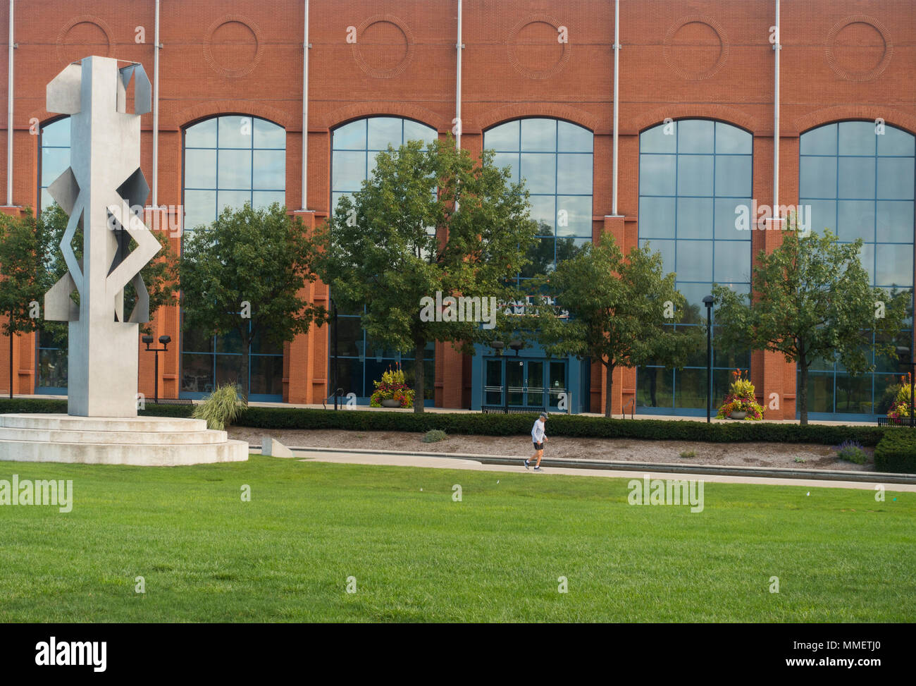 NCAA headquarters building in Indianapolis in Indiana Foto Stock