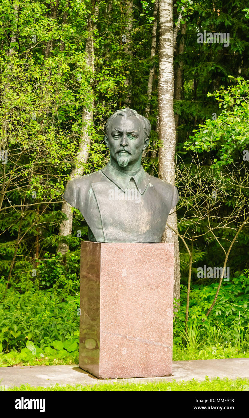 Monumento a Felix Dzerzhinsky. Grutas Park. La lituania Foto Stock