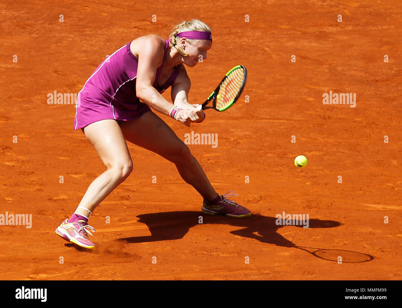 Madrid, Spagna. 11 maggio 2018. Mutua Madrid Open 2018 di tennis. (Foto: Jose Cuesta/261/Cordon Premere). Corrispondenza tra Caroline Garcia (FRA) e Kiki Bertens (NED). Credito: CORDON PREMERE/Alamy Live News Foto Stock