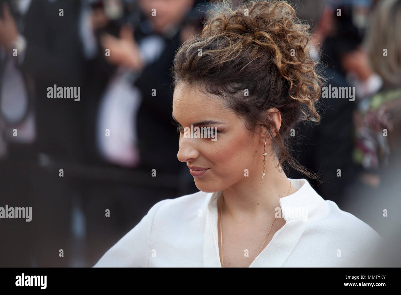 Cannes, Francia. 11 maggio 2018. Camille Lavabre presso la cenere è il bianco purissimo (Jiang Hu Er Nv) screening di gala presso la settantunesima Cannes Film Festival, venerdì 11 maggio 2018, Cannes, Francia. Photo credit: Doreen Kennedy Credit: Doreen Kennedy/Alamy Live News Foto Stock