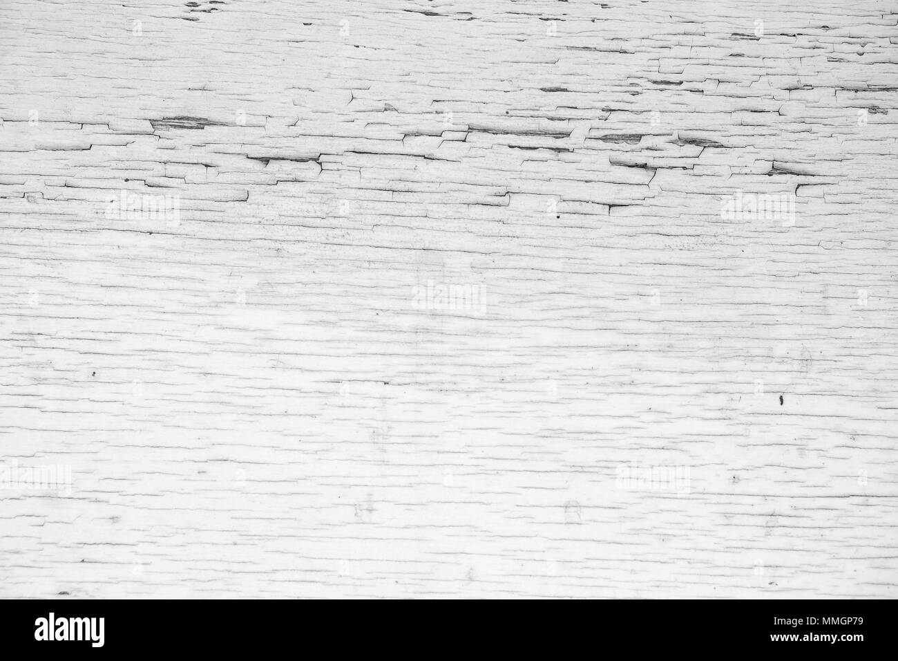 Grunge di legno bianco sullo sfondo di texture Foto Stock