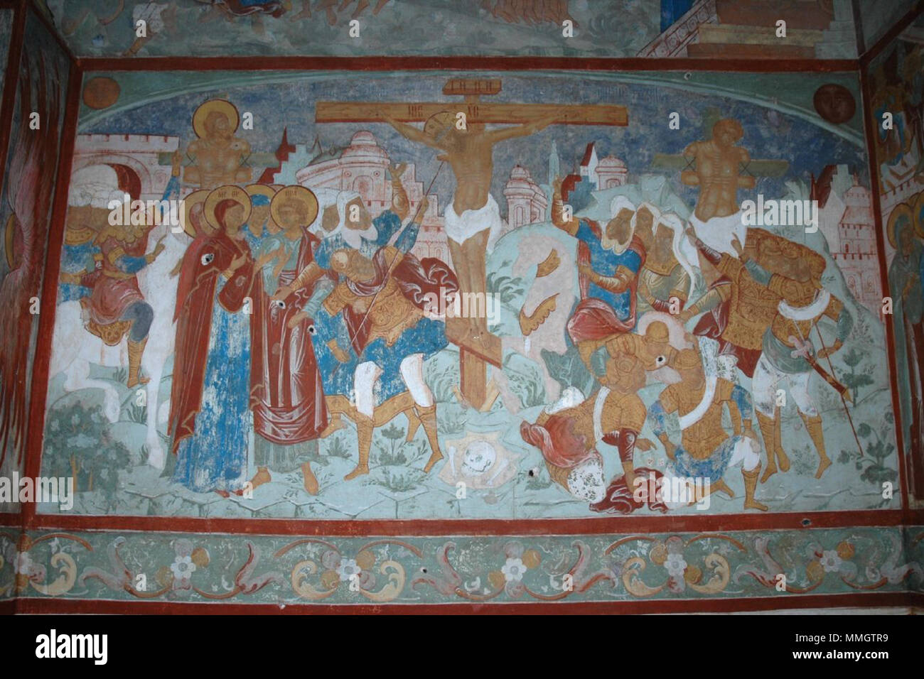 . Affreschi (7) . 8 giugno 2008, 07:01. longmandancer@btopenworld.com Chiesa della Resurrezione di Cristo (Rostov Kremlin) 32 Foto Stock