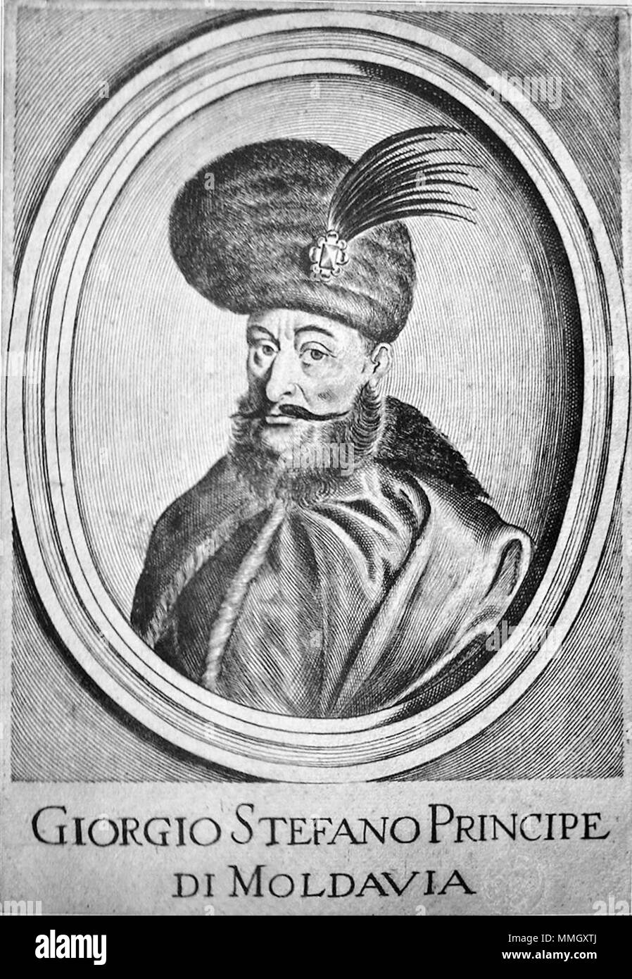 . Mihai Viteazul erroneamente identificati come Gheorghe Ştefan della Moldavia. . Il XVI secolo. Questo file è privo di informazioni sull'autore. 2 079 - Mihai Viteazul ca Gheorghe Stefan Foto Stock