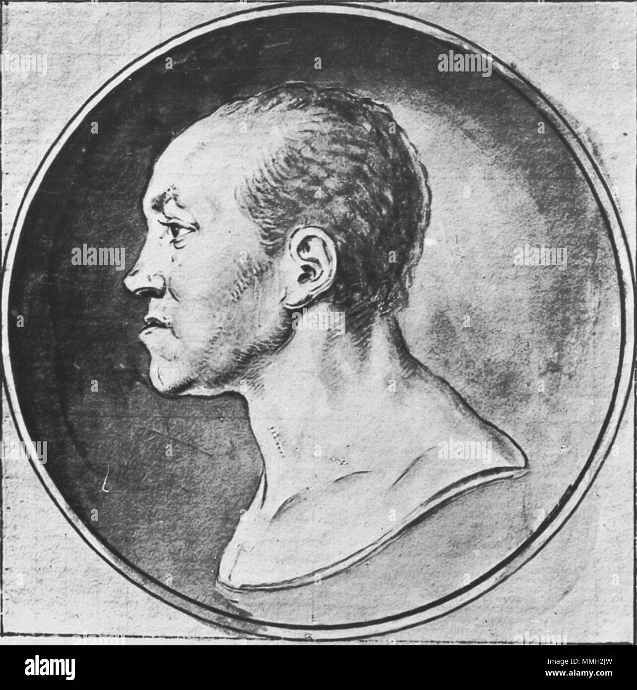 . German-Polish pittore e incisore Friedrich Nicolai Foto Stock