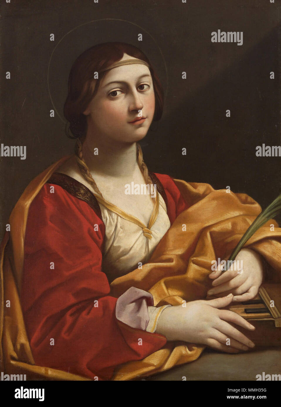 Deutsch: Hl. Cäcilia . Deutsch: um 1610 . Guido Reni - Saint Cecilia Foto Stock