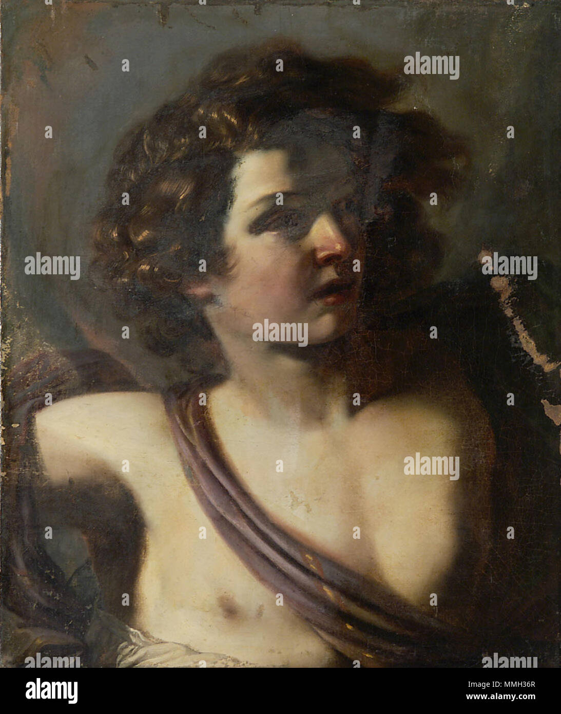 Deutsch: Jüngling . Deutsch: 17. Jahrhundert . Guercino 010 Foto Stock