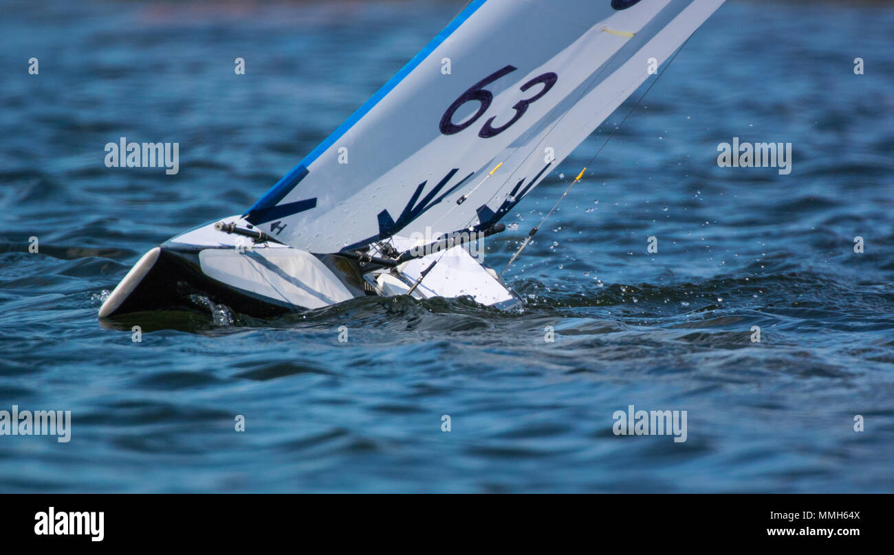 Hampton Court modello Yacht Club racing weekend. Club Est.1893 Foto Stock