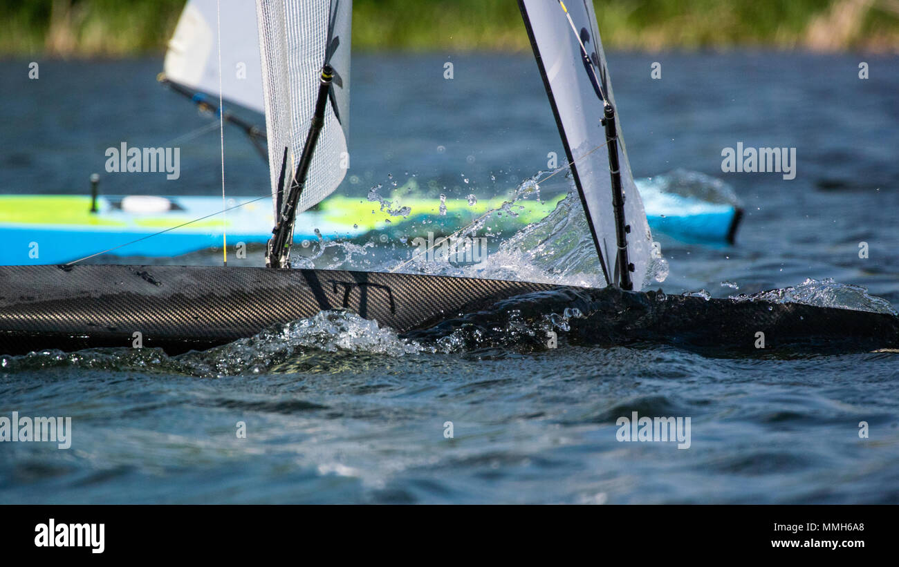 Hampton Court modello Yacht Club racing weekend. Club Est.1893 Foto Stock