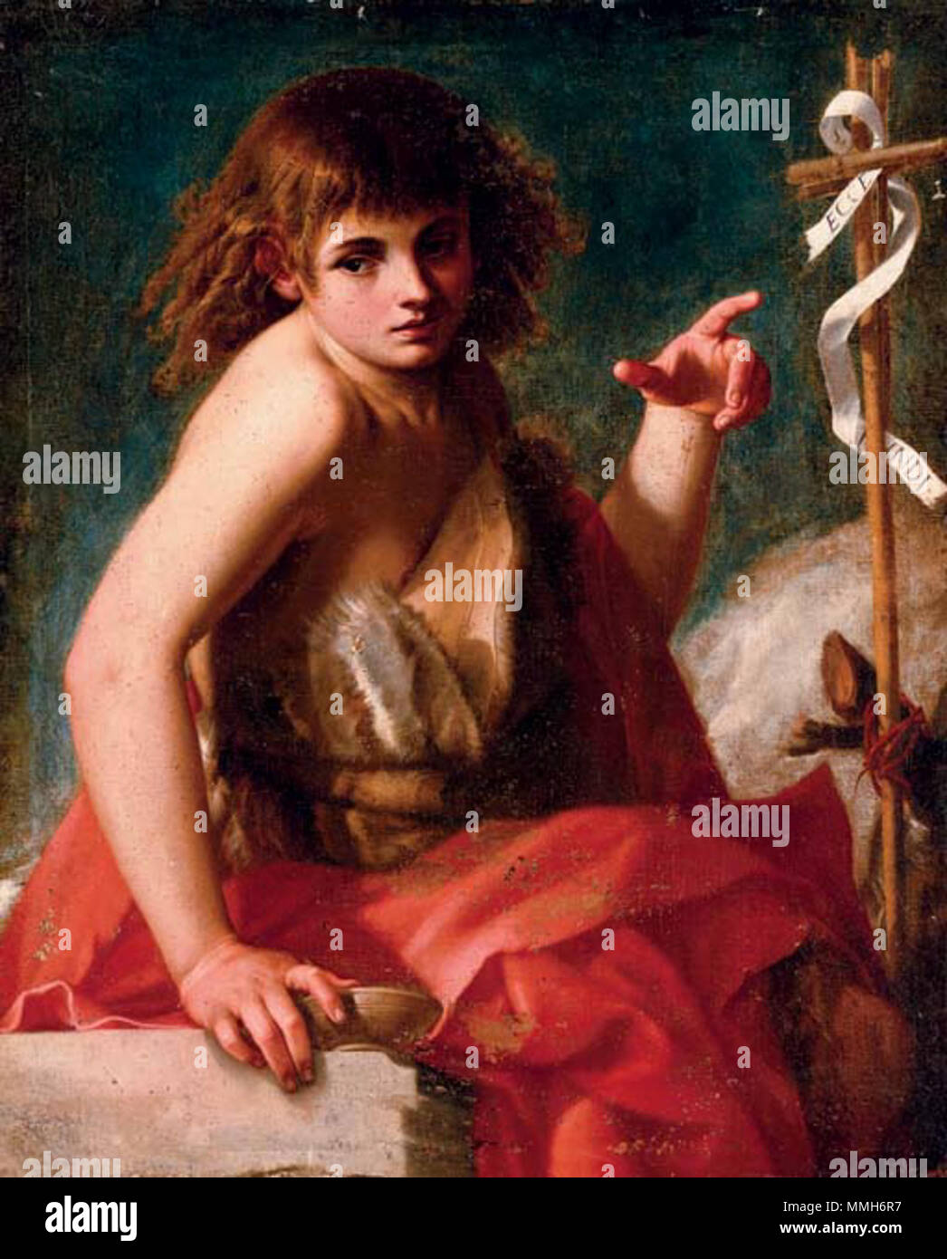 Paintings Reproductions Saint John the Baptist by Giovanni Baglione