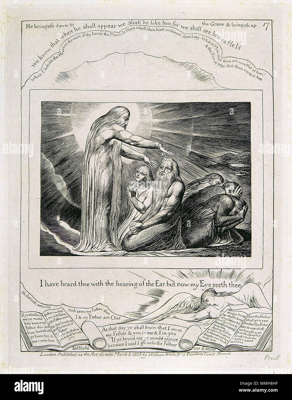 . Inglese: Blake Job421 1 19-18 ps 300 . 5 novembre 2002, 08:35:42. William Blake (1757-1827) nomi alternativi W. Blake; Uil'iam Bleik Descrizione British pittore, poeta, scrittore, teologo, collezionista e incisore, Data di nascita e morte 28 novembre 1757 12 agosto 1827 Luogo di nascita e morte Broadwick Street Charing Cross sede di lavoro London Authority control : Q41513 VIAF:?ISNI 54144439:?0000 0001 2096 135X ULAN:?500012489 LCCN:?n78095331 NLA:?35019221 WorldCat questa è una fedele riproduzione fotografica di un bidimensionale, il dominio pubblico opera d'arte. L opera d arte stesso Foto Stock