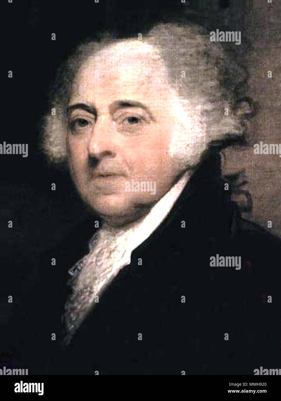 John Adams, 1823-24, secondo presidente degli Stati Uniti.. 1823 (1755 - 1828). 01 John Adams 3x4 Foto Stock